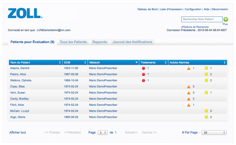 ZOLL Patient Management Network | ZOLL LifeVest